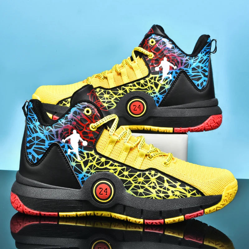 Vibrant Basketball Sneakers